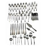 Gorham Sterling Monogrammed Flatware Set