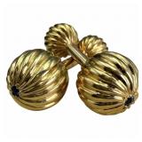 VCA NY 18k Sapphire Cuff Links