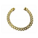14k Watch Link Style Bracelet