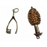 14k Pendant with Pearl & Replacement Clasp