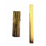 10k & 14k Gold Tie Clips