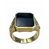 European 14k Onyx Gentlemenï¿½s Ring