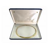 14k Omega Collar Necklace