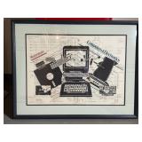 Framed Print - Computers & Electronics 1980s
