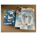 Conair Fabric Steamer & Homedics Foot Spa