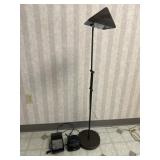 64 Inch Floor Lamp, Radio, and Rolodex