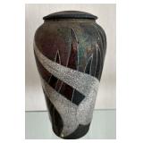 Raku Covered Jar by Deborah Slahta