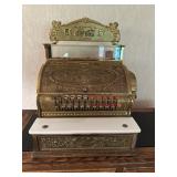 Antique National Brass Cash Register
