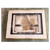 Artist-Signed Ming Dynasty Style Collage