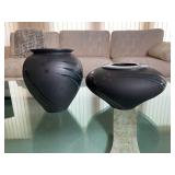 Michael Cho Signed Studio Pottery Vases