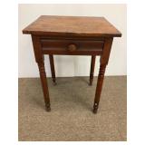 Primitive Single Drawer Side Table