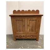 Two Door Primitive Cabinet