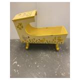 Childrenï¿½s Cradle with Duck & Rooster Motif