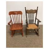 Two Childrenï¿½s Rocking Chairs