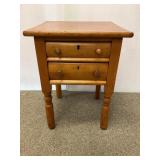 Antique Stand with Two Drawers
