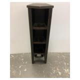 Small Wooden Bookshelf with Distressed Patina
