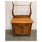 Antiquw Washstand w/ Towel Bar