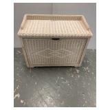 Wicker Magazine Holder with Fold Out Front