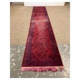 Hand Tied Runner Rug 11ï¿½10ï¿½ x 2ï¿½3ï¿½