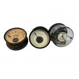 Three Electric Utility Meters