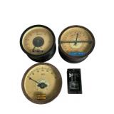 Four Westinghouse & GE Meters & Relay