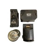 4 Vintage Electrical Meters & Multip