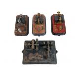 Four Telegraph Machines