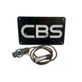 Vintage RCA Lavalier Microphone & CBS Plate