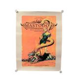 Mastodon Warfield Theatre 2017 Poster, Signed