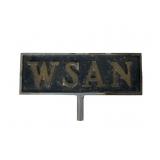 WSAN Pennsylvania Radio Flag, Metal 5"
