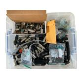 Bin of Microphone Parts, Sold As Is