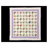 Vintage Hand Stitched Butterfly Quilt