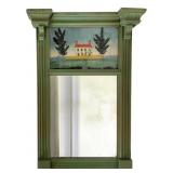 American Federal Style Reverse-Painted Mirror