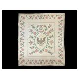 Vintage Hand Stitched American Eagle Quilt