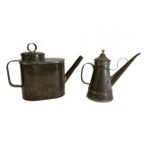 Kalian NYC Tin Oil Can & Railroad Oil Can