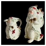 Lenox Santa Cookie Jar and Pitcher