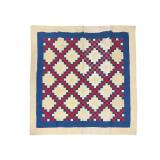 Irish Chain Hand Stitched Quilt