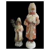 Two Modern Belsnickel Figurines