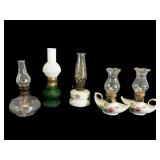 5 Various Oil Lamps