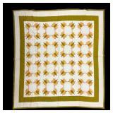 Hand Stitched Butterfly Quilt