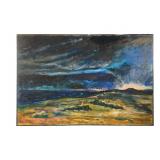 Sunset Beach Cape May Oil on Canvas by Frith