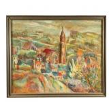 Charles Frith Oil on Canvas Landscape
