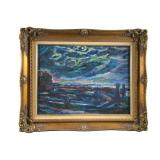 Moonlit Landscape by Charles Frith