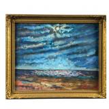 Charles Frith Oil Nocturne Cape May Scene