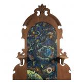 Attr. to Charles Frith Painted Wood Triptych