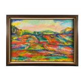 Colorful Landscape Oil on Canvas