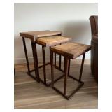 Pottery Barn Industrial Stack of Three Tables