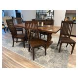 Pottery Barn Dining Table & Six Chairs