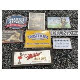 Beer & Advertising Tin Signs & Mirror