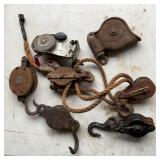 Pulley Blocks & Hooks Grouping